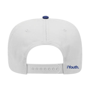 Youth SnapBack Hat - Blue/White