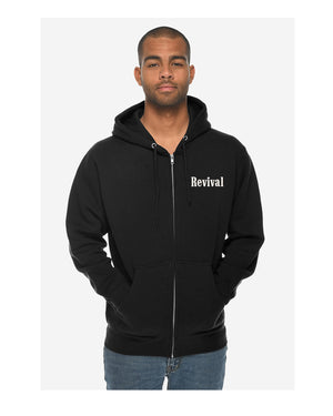 Youth Revival Black Zip Hoodie