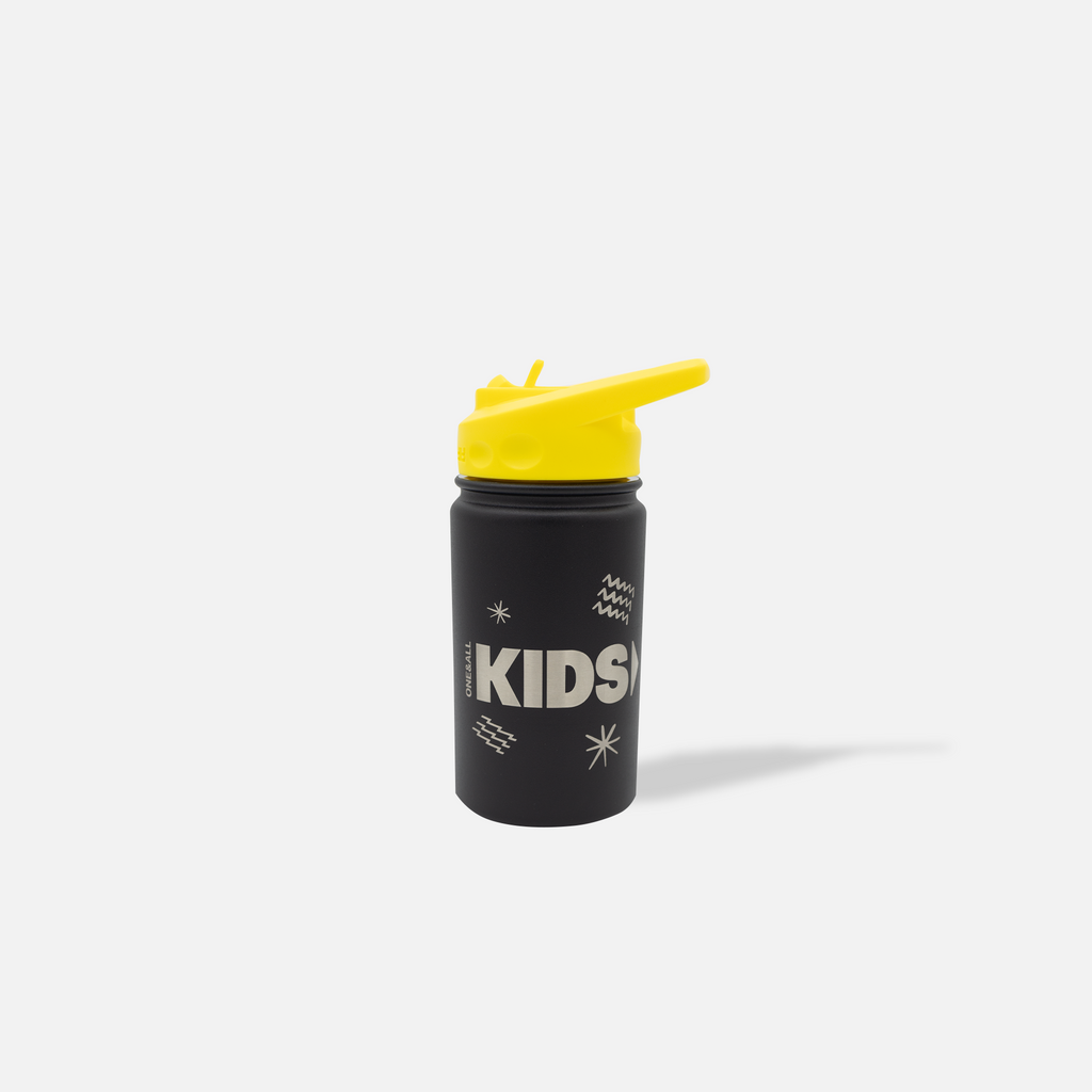 KIDS Flask w/ Straw Lid (BLACK)
